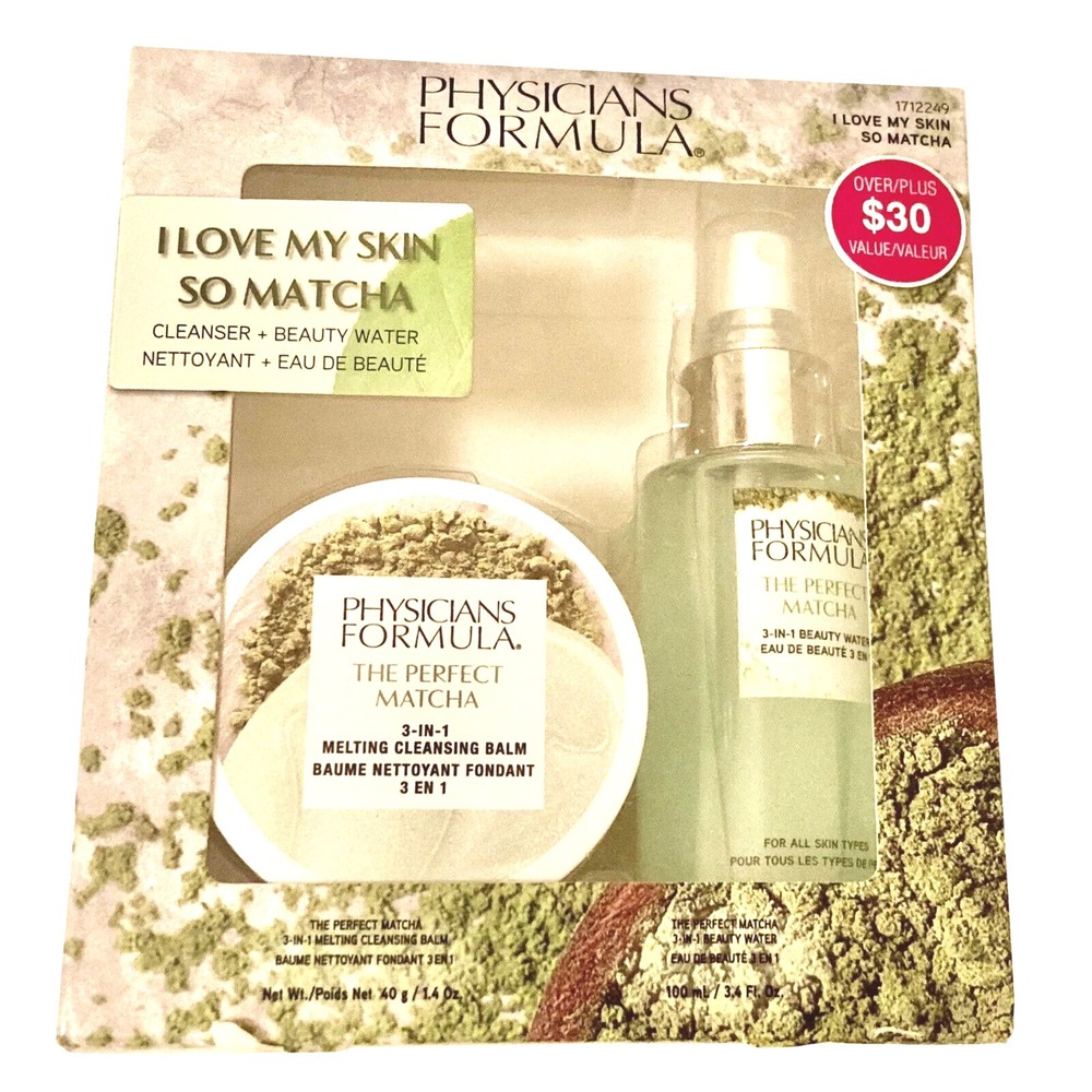 Physicians Formula So Matcha Skincare Set Cleansing Balm Beauty‎ Water Kit